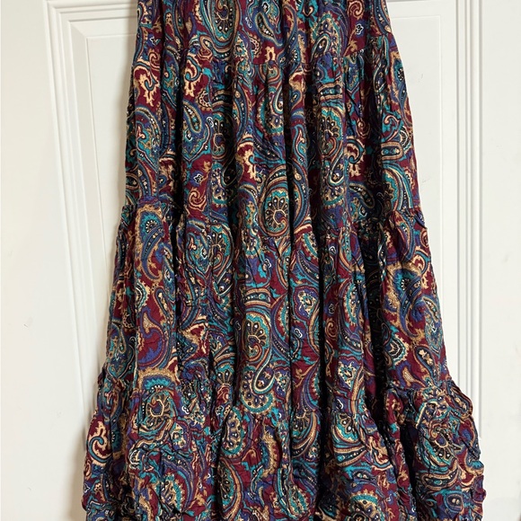 Prairie Fire Sun Valley, Idaho Full Skirt Goblincore Country Hippie - Picture 2 of 8